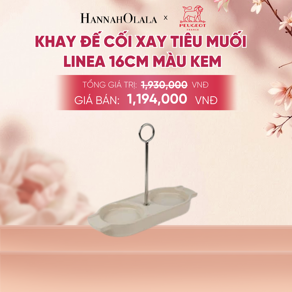  KHAY ĐẾ CỐI XAY TIÊU MUỐI LINEA - A1032 