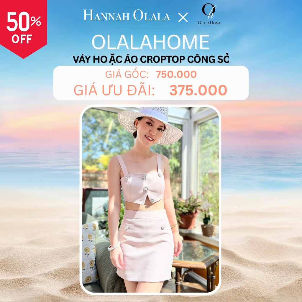  DEAL 13A: VÁY HOẶC ÁO CROPTOP CÔNG SỞ - MÀU HỒNG PASTEL (PINK) 