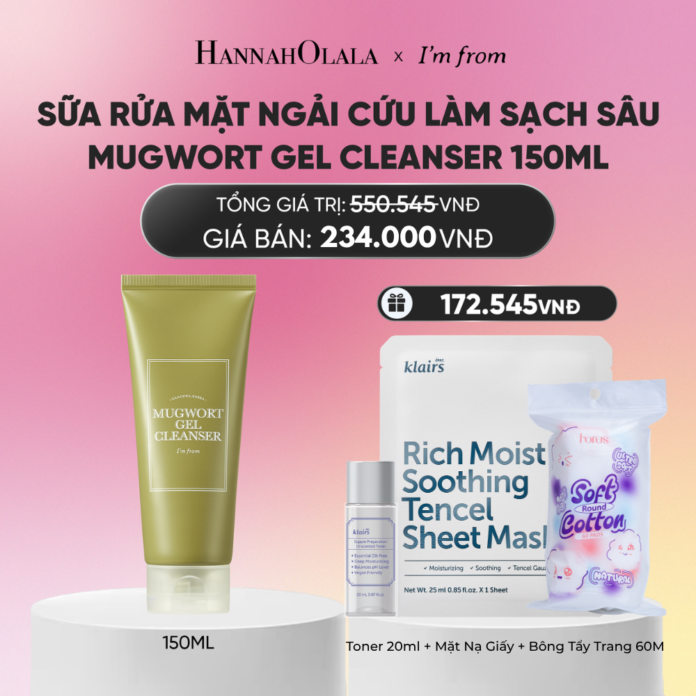  I'M FROM SỮA RỬA MẶT MUGWORT GEL CLEANSER 150ML_A1422 