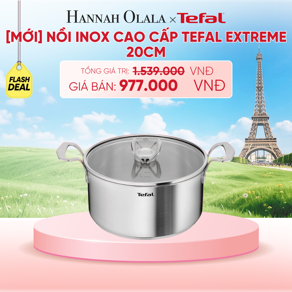  [MỚI] NỒI INOX CAO CẤP TEFAL EXTREME - B287 