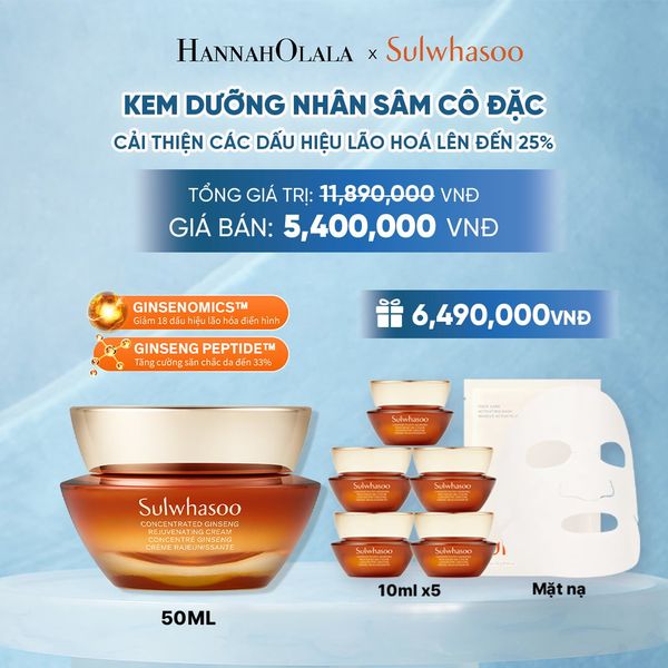  KEM DƯỠNG NHÂN SÂM CÔ ĐẶC CONCENTRATED GINSENG REJUVENATING CREAM 50ML 