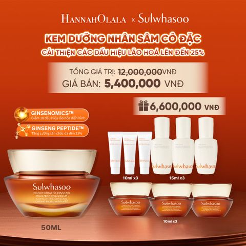  KEM DƯỠNG NHÂN SÂM CÔ ĐẶC CONCENTRATED GINSENG REJUVENATING CREAM 50ML 