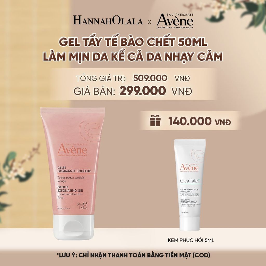 GEL TẨY TẾ BÀO CHẾT EAU THERMALE AVÈNE ESSENTIEL GENTLE EXFOLIATING GEL 50ML LÀM MỊN DA KỂ CẢ DA NHẠY CẢM - A2645 