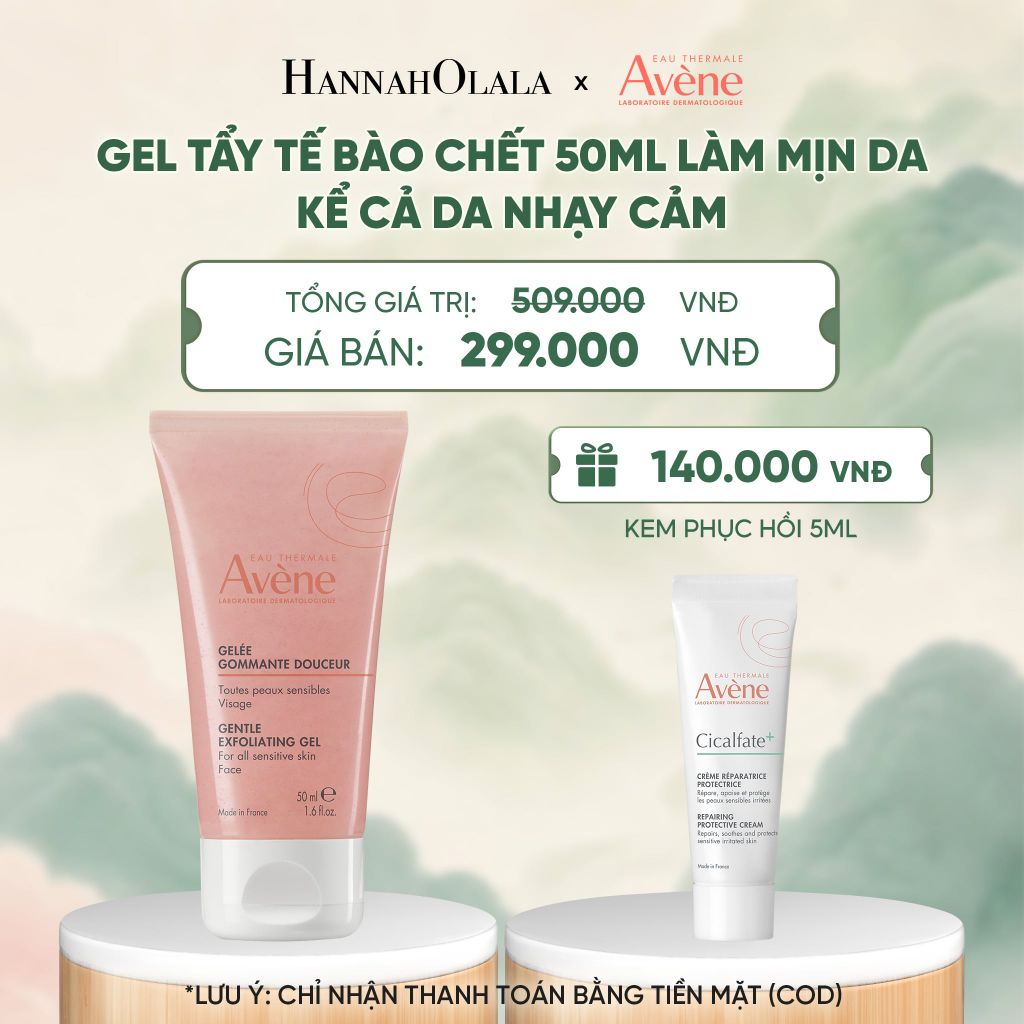  GEL TẨY TẾ BÀO CHẾT EAU THERMALE AVÈNE ESSENTIEL GENTLE EXFOLIATING GEL 50ML LÀM MỊN DA KỂ CẢ DA NHẠY CẢM - A65 