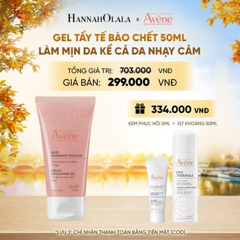  GEL TẨY TẾ BÀO CHẾT EAU THERMALE AVÈNE ESSENTIEL GENTLE EXFOLIATING GEL 50ML LÀM MỊN DA KỂ CẢ DA NHẠY CẢM - E888 