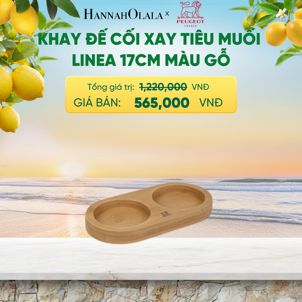  KHAY ĐẾ CỐI XAY TIÊU MUỐI LINEA - A2614 