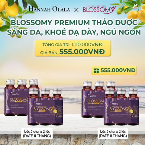  [FLASH DEAL] MUA 2 TẶNG 2 LỐC 3 THỰC PHẨM BẢO VỆ SỨC KHỎE BLOSSOMY PREMIUM THẢO DƯỢC (DATE 11 THÁNG) - A262 