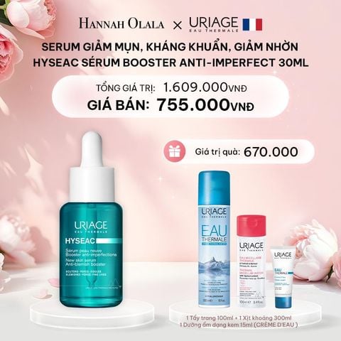  E29: DEAL 4: SERUM GIẢM MỤN, KHÁNG KHUẨN, GIẢM NHỜN HYSEAC SÉRUM BOOSTER ANTI-IMPERFECT 30ML 