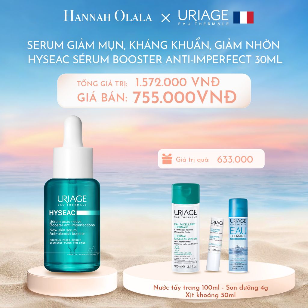  C803_DEAL 4: SERUM GIẢM MỤN, KHÁNG KHUẨN, GIẢM NHỜN HYSEAC SÉRUM BOOSTER ANTI-IMPERFECT 30ML 