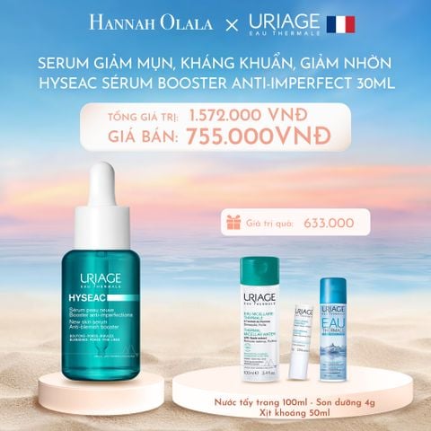  C803_DEAL 4: SERUM GIẢM MỤN, KHÁNG KHUẨN, GIẢM NHỜN HYSEAC SÉRUM BOOSTER ANTI-IMPERFECT 30ML 