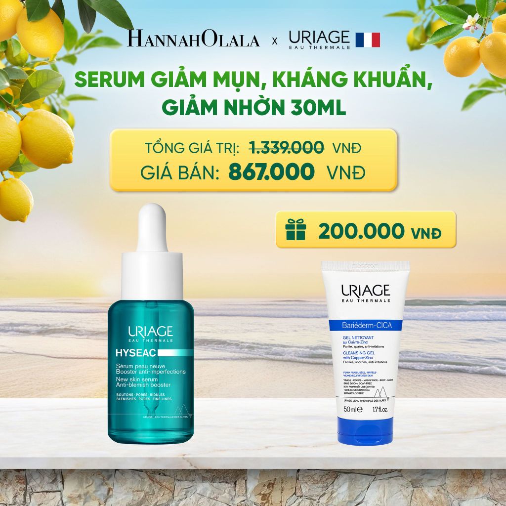  SERUM GIẢM MỤN, KHÁNG KHUẨN, GIẢM NHỜN HYSEAC SÉRUM BOOSTER ANTI-IMPERFECT 30ML - A1598 