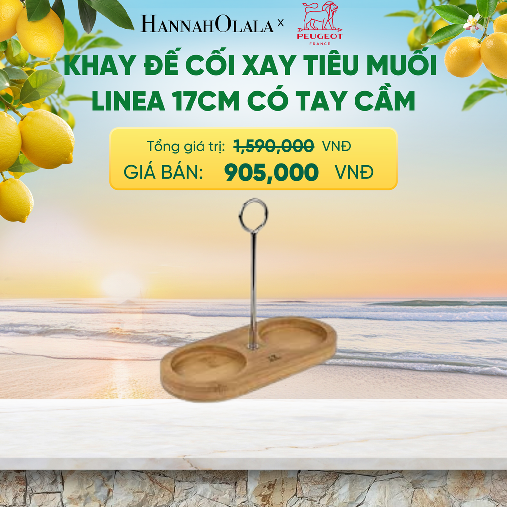  KHAY ĐẾ CỐI XAY TIÊU MUỐI LINEA - A2614 