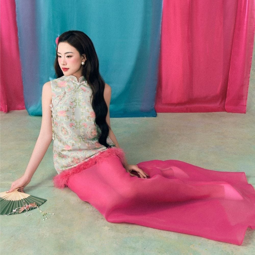  DEAL 7: SET ĐỒ MẶC TẾT 02 MÓN BÍCH ĐÀO 