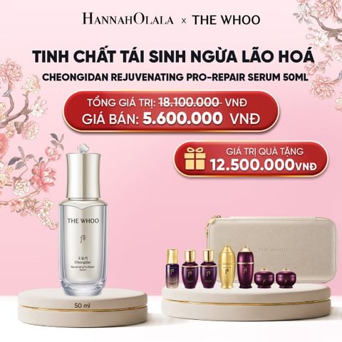  TINH CHẤT TÁI SINH NGỪA LÃO HOÁ THE WHOO CHEONGIDAN REJUVENATING PRO-REPAIR SERUM 50ML 