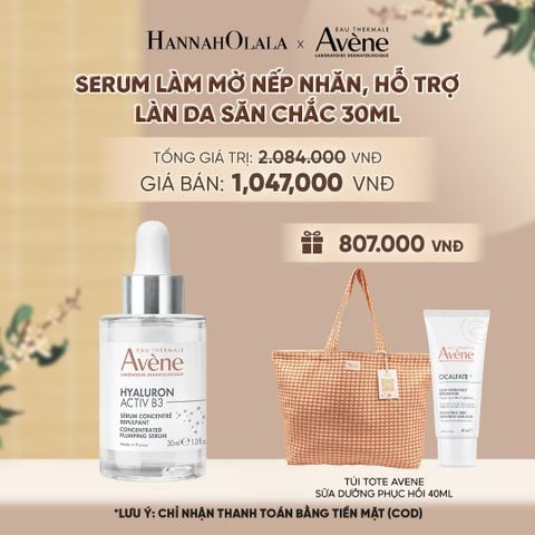  SERUM LÀM MỜ NẾP NHĂN, HỖ TRỢ LÀN DA SĂN CHẮC EAU THERMALE AVÈNE HYALURON ACTIV B3 SERUM 30ML - A2641 