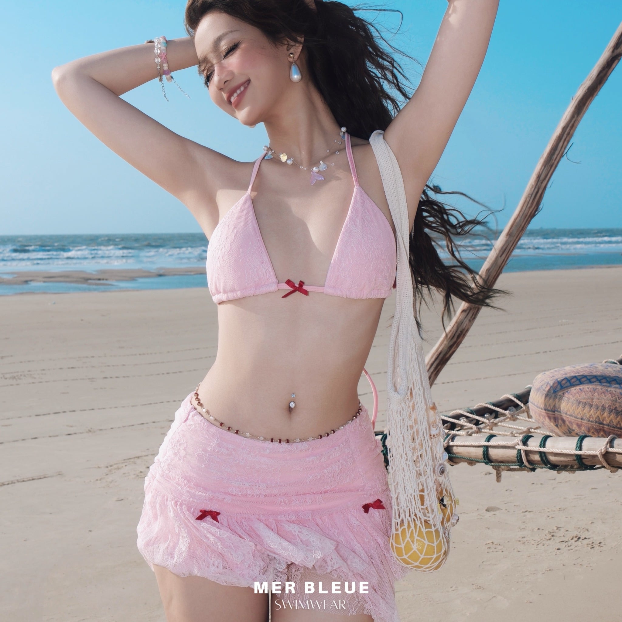 Set Đồ Bơi Sabrina Bikini Set 3 Món - Hannah Olala
