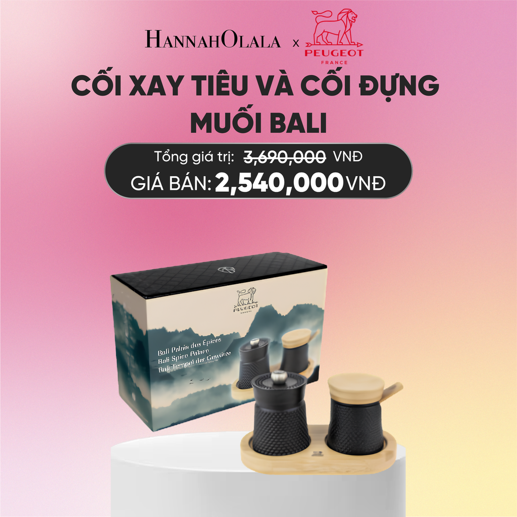  CỐI XAY TIÊU VÀ CỐI ĐỰNG MUỐI BALI 