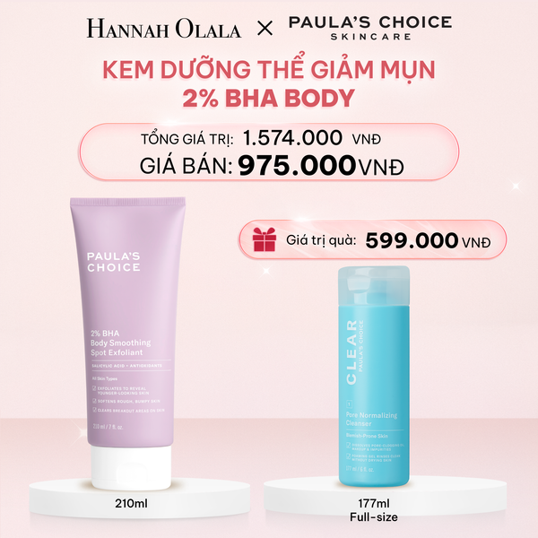  E315_DEAL 2: KEM DƯỠNG THỂ GIÚP LOẠI BỎ TẾ BÀO DA CHẾT VÀ MỀM MỊN DA 2% BHA 