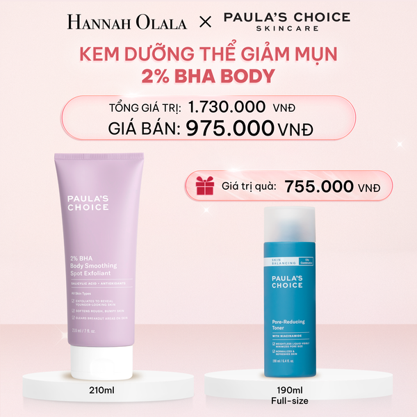  E315_DEAL 2: KEM DƯỠNG THỂ GIÚP LOẠI BỎ TẾ BÀO DA CHẾT VÀ MỀM MỊN DA 2% BHA 