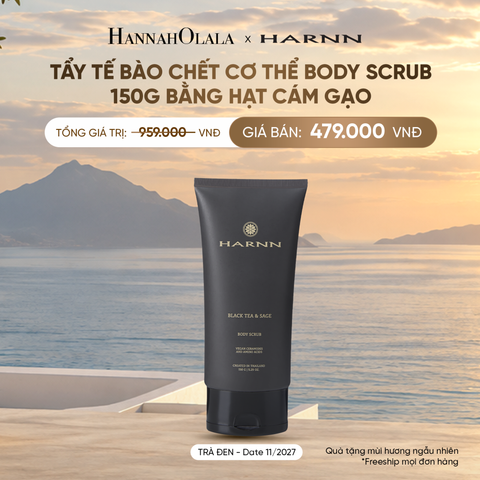  TẨY TẾ BÀO CHẾT CƠ THỂ BODY SCRUB 150G BẰNG HẠT CÁM GẠO HƯƠNG TINH DẦU THIÊN NHIÊN 