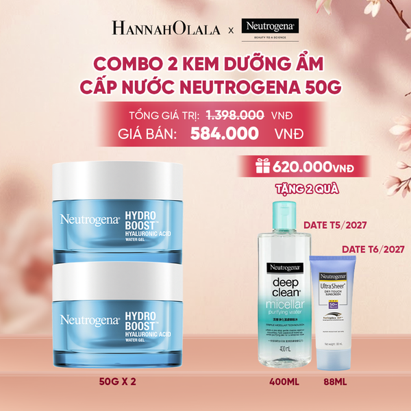  COMBO 2 KEM DƯỠNG ẨM CẤP NƯỚC NEUTROGENA HYDRO BOOST WATER GEL 50G - A154 