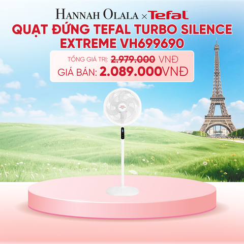  QUẠT ĐỨNG TEFAL TURBO SILENCE EXTREME VH699690 - B294 