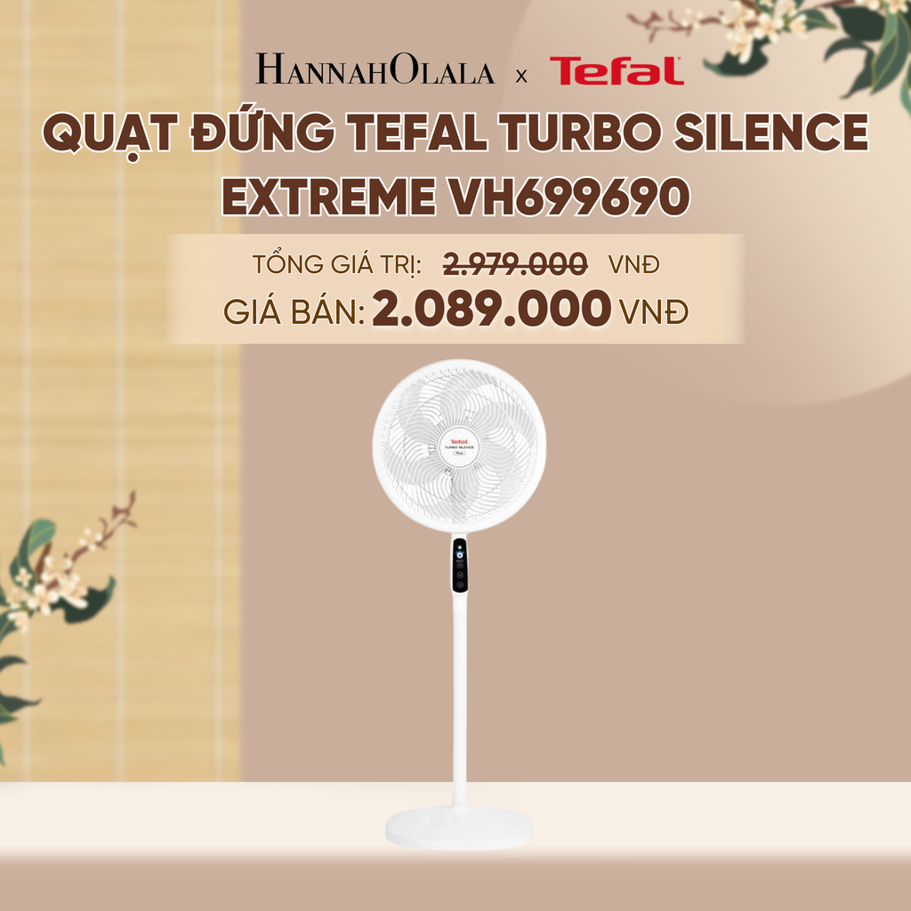  QUẠT ĐỨNG TEFAL TURBO SILENCE EXTREME VH699690 - A663 