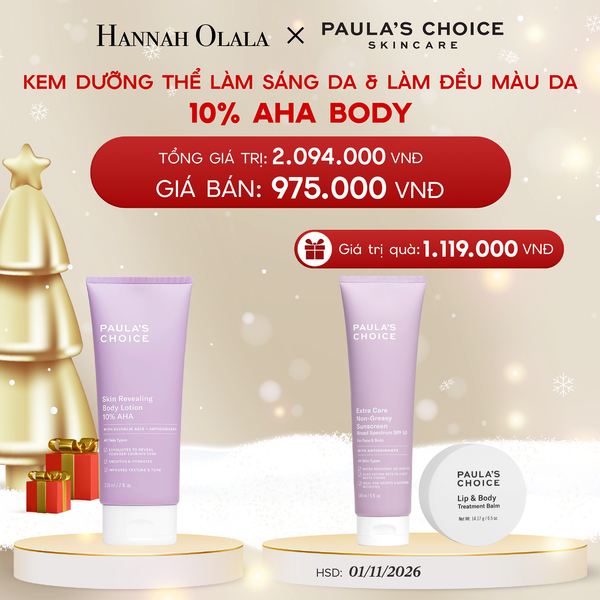  A1349_DEAL 2: KEM DƯỠNG THỂ LÀM SÁNG DA VÀ LÀM ĐỀU MÀU DA SKIN REVEALING BODY LOTION 10% AHA 210ML 