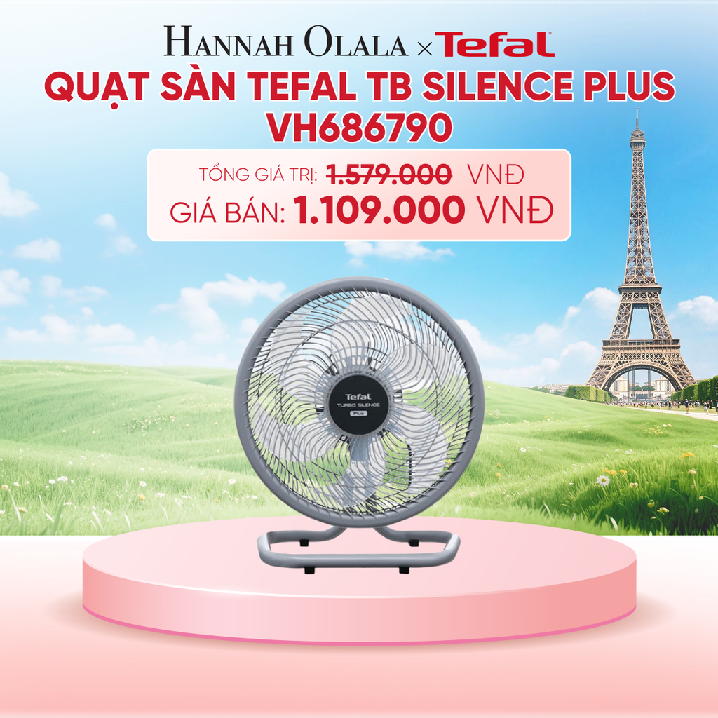  QUẠT SÀN TEFAL TB SILENCE PLUS VH686790 - B295 