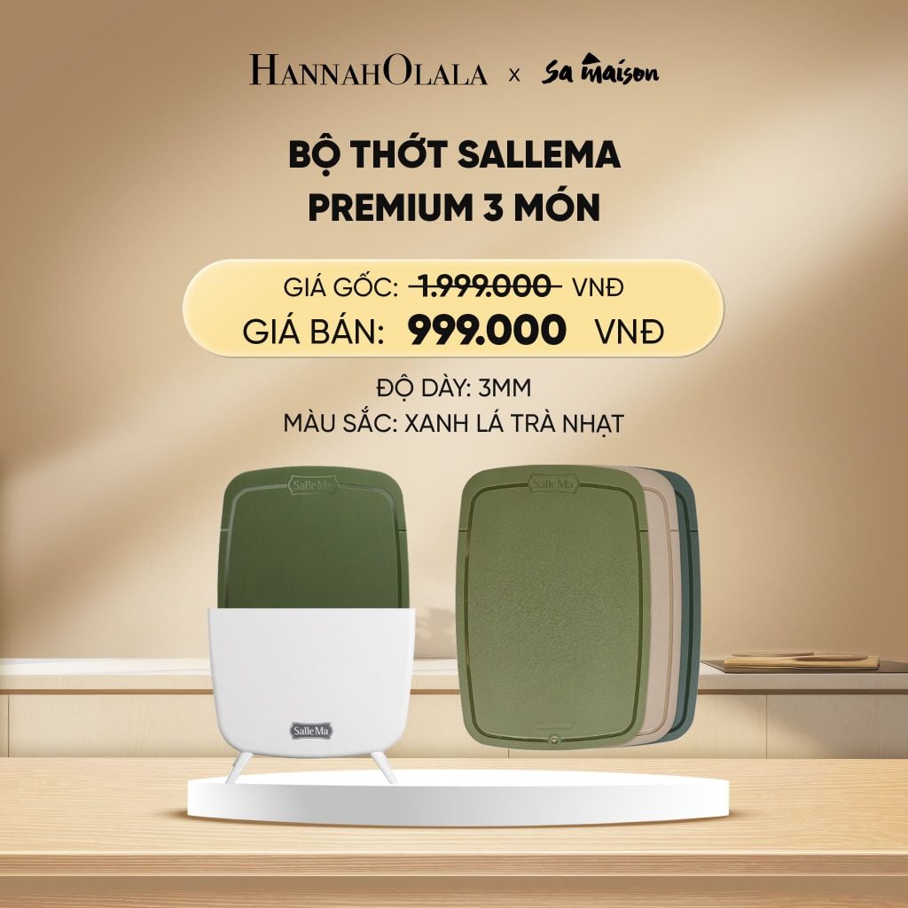  DEAL 18: BỘ THỚT SALLEMA PREMIUM 3 MÓN 
