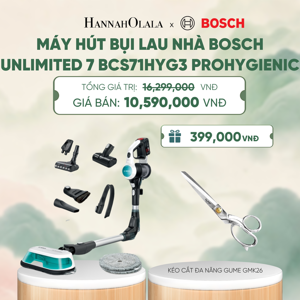  MÁY HÚT BỤI KHÔNG DÂY BOSCH UNLIMITED 7 BCS71HYG3 - A1828 