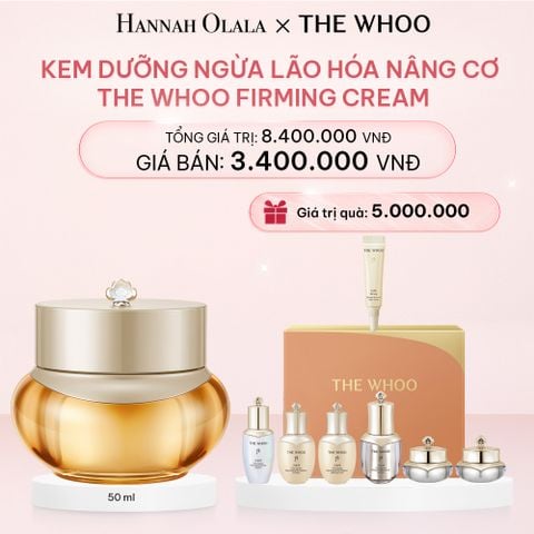  E245_DEAL 5: KEM DƯỠNG NGỪA LÃO HÓA NÂNG CƠ THE WHOO FIRMING CREAM 50ML 