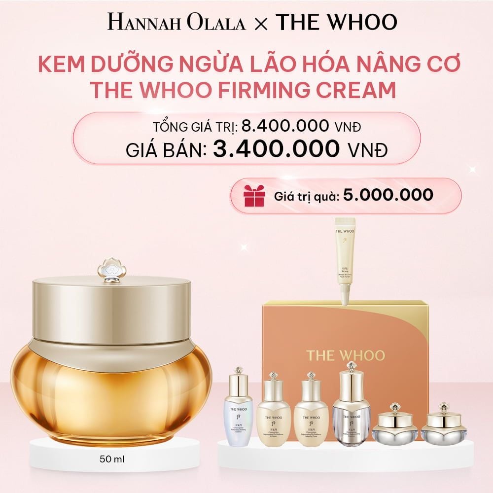  E245_DEAL 5: KEM DƯỠNG NGỪA LÃO HÓA NÂNG CƠ THE WHOO FIRMING CREAM 50ML 