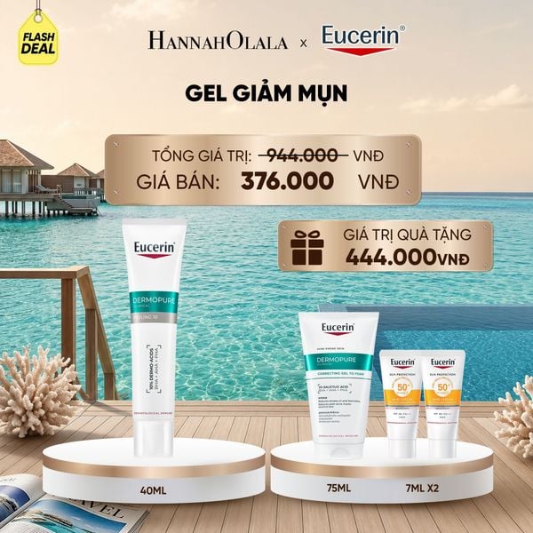  FD5: TINH CHẤT GIẢM MỤN VÀ NHỜN EUCERIN DERMOPURE CLINICAL PEELING 10 40ML_ D314 