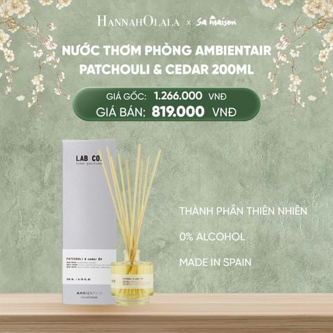  DEAL 3: NƯỚC THƠM PHÒNG KHUẾCH TÁN AMBIENTAIR, DUNG TÍCH 200ML 