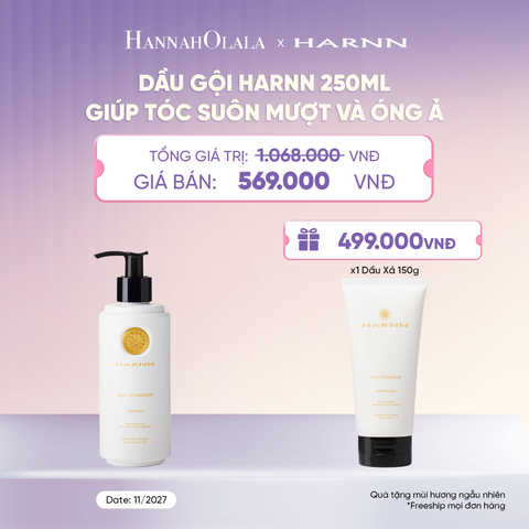  DẦU GỘI HARNN 250ML GIÚP TÓC SUÔN MƯỢT VÀ ÓNG Ả - A4065 