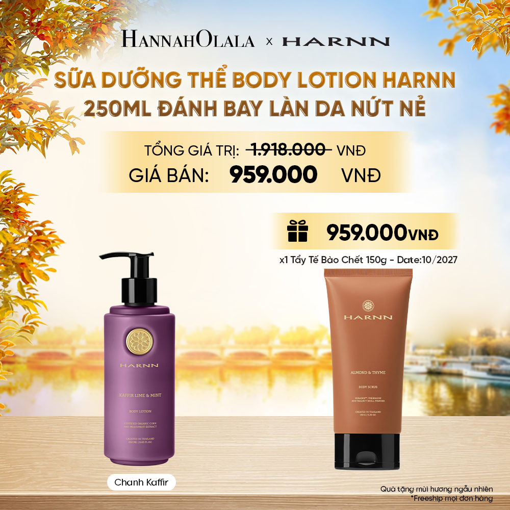  SỮA DƯỠNG THỂ BODY LOTION HARNN 250ML ĐÁNH BAY LÀN DA NỨT NẺ - E227 