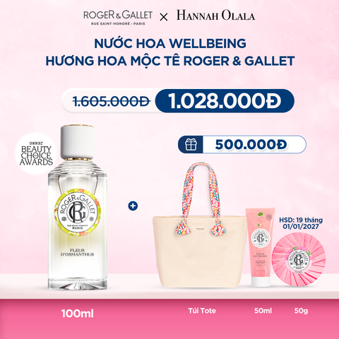  M46_DEAL 2: NƯỚC HOA WELLBEING ROGER&GALLET 100ML 