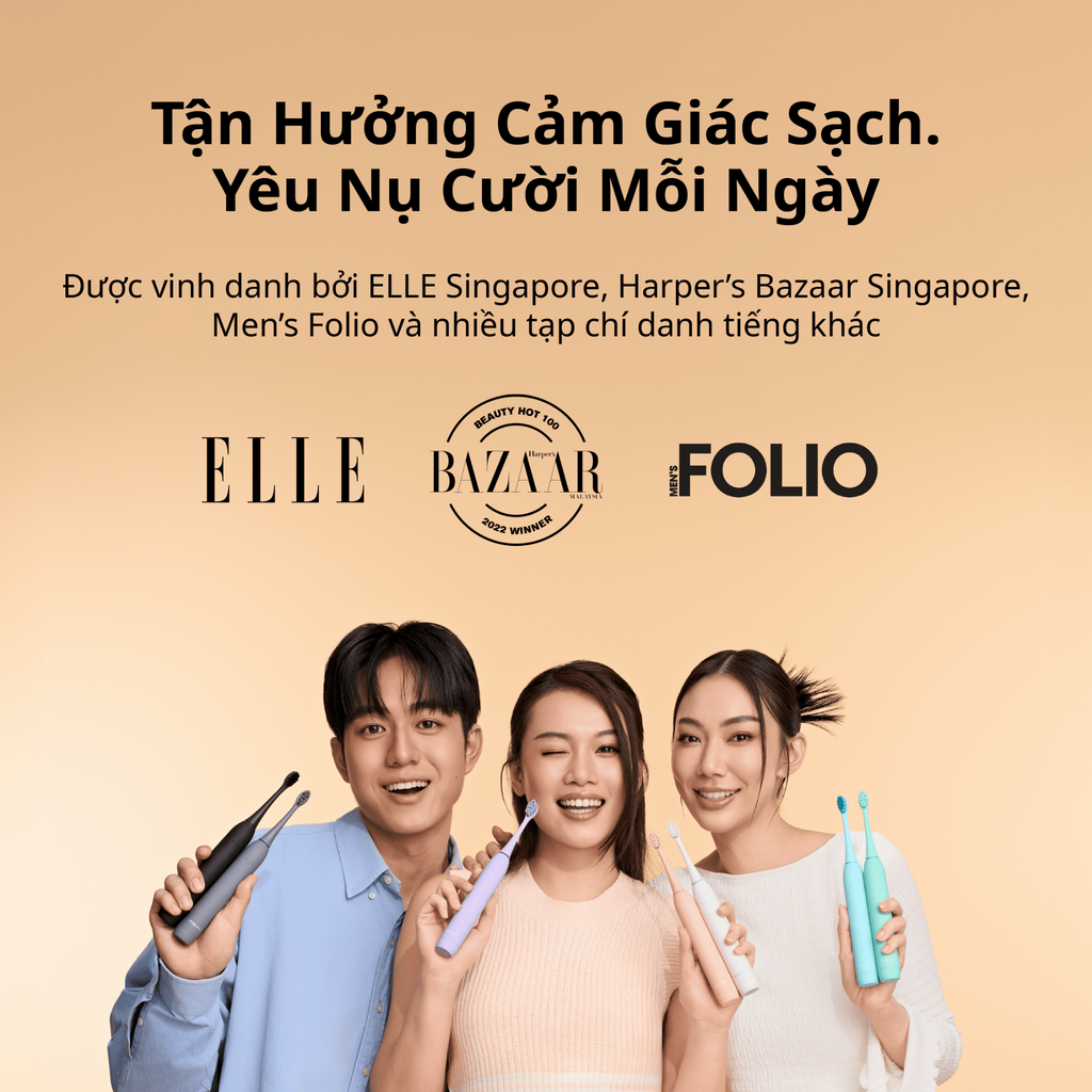  DEAL 2: [MUA 1 TẶNG 1] BÀN CHẢI ĐIỆN ZENYUM SONIC 2.0 - CÔNG NGHỆ SINGAPORE (Note màu bàn chải tặng trong đơn) 