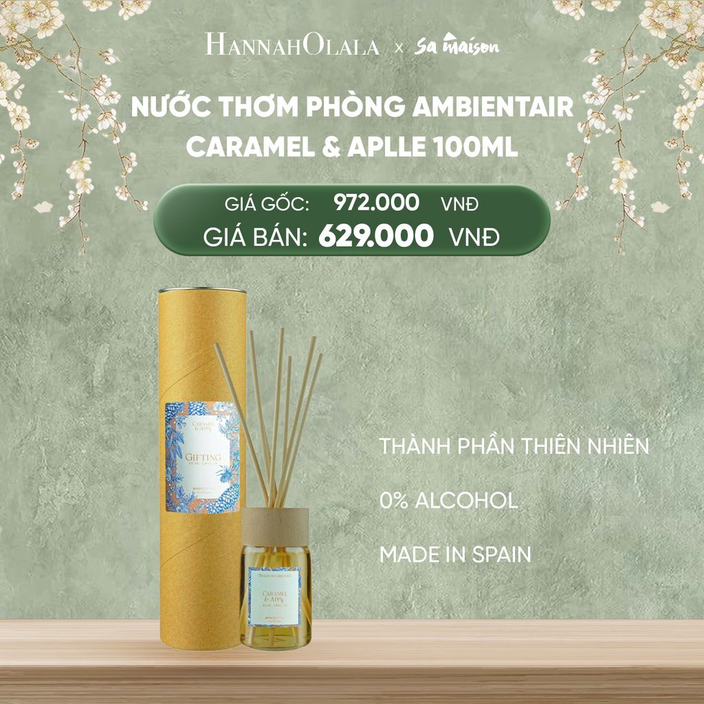  DEAL 4: NƯỚC THƠM PHÒNG KHUẾCH TÁN AMBIENTAIR, DUNG TÍCH 100ML 