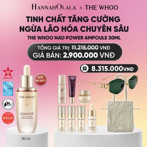  MỚI RA MẮT - BỘ TINH CHẤT TĂNG CƯỜNG NGỪA LÃO HÓA CHUYÊN SÂU THE WHOO BICHUP ULTIMATE RECOVERY NAD POWER AMPOULE 30ML SPECIAL SET_A164 