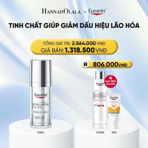  TINH CHẤT GIÚP GIẢM DẤU HIỆU LÃO HÓA EUCERIN HYALURON-FILLER EPICELLINE SERUM 30ML - DEAL 5 