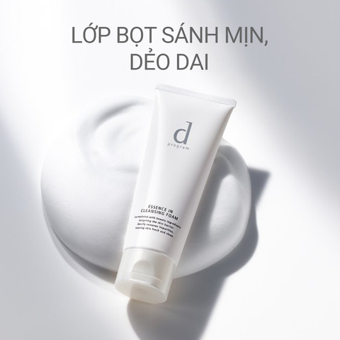  DEAL 7: BỘ SỮA RỬA MẶT TẠO BỌT DƯỠNG DA DPROGRAM ESSENCE IN CLEANSING FOAM 120G X2 