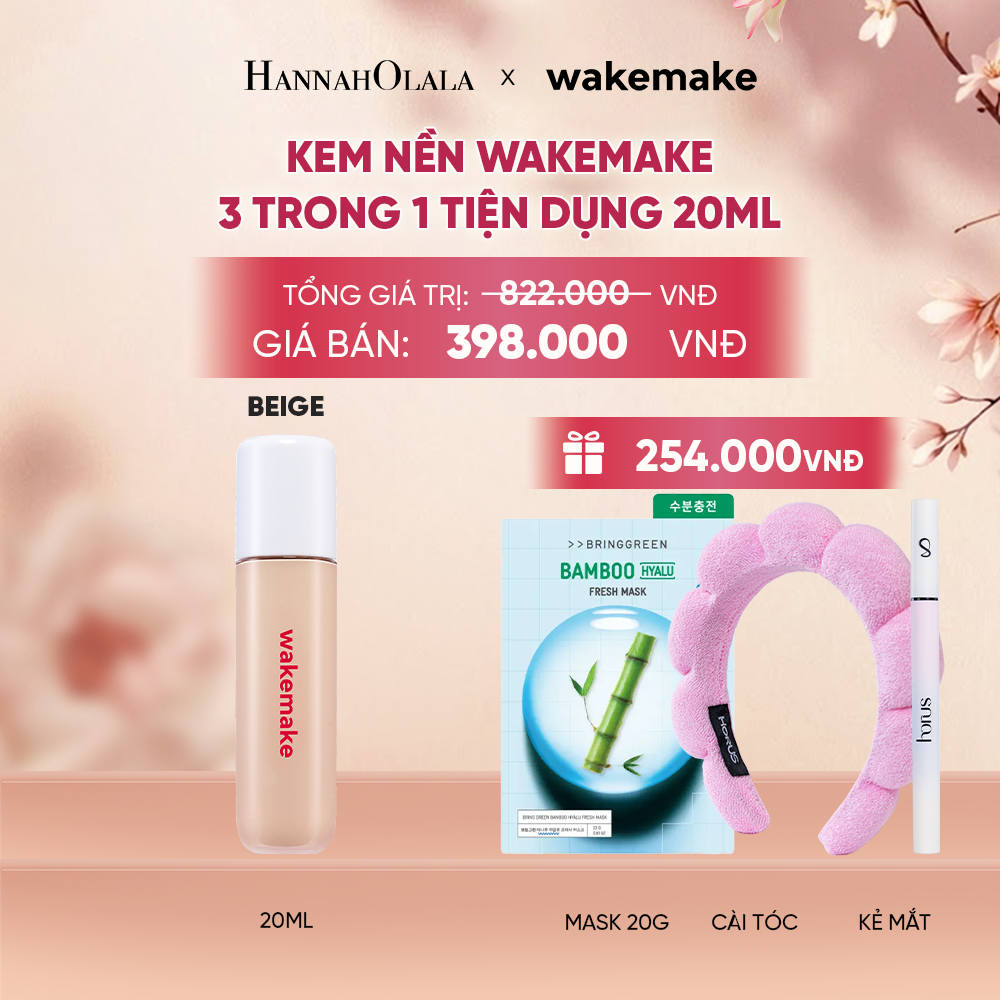  KEM NỀN WAKEMAKE SPATULA CONCEAL BB 3 TRONG 1 TIỆN DỤNG - A160 