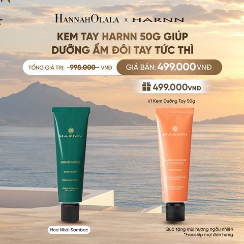 KEM TAY HARNN 50G GIÚP DƯỠNG ẨM ĐÔI TAY TỨC THÌ 