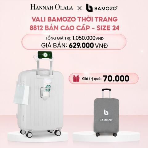  E40_DEAL 3: VALI BAMOZO 8812 CAO CẤP (TẶNG BỌC VALI) 