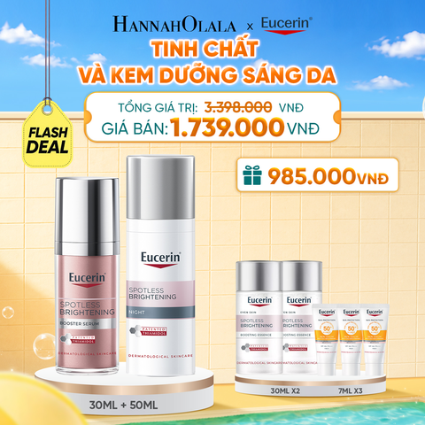  FD3: BỘ TINH CHẤT GIẢM THÂM NÁM & DƯỠNG SÁNG BOOSTER SERUM 30ML + KEM ĐÊM GIẢM THÂM NÁM & SÁNG DA SPOTLESS BRIGHTENING 50ML 