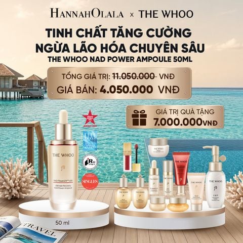  BỘ TINH CHẤT TĂNG CƯỜNG NGỪA LÃO HÓA CHUYÊN SÂU THE WHOO BICHUP ULTIMATE RECOVERY NAD POWER AMPOULE 50ML SPECIAL SET_ D294 