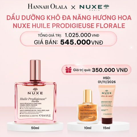  E921_DEAL 3: DẦU DƯỠNG KHÔ ĐA NĂNG NUXE HUILE PRODIGIEUSE MULTI-PURPOSE DRY OIL 50ML 
