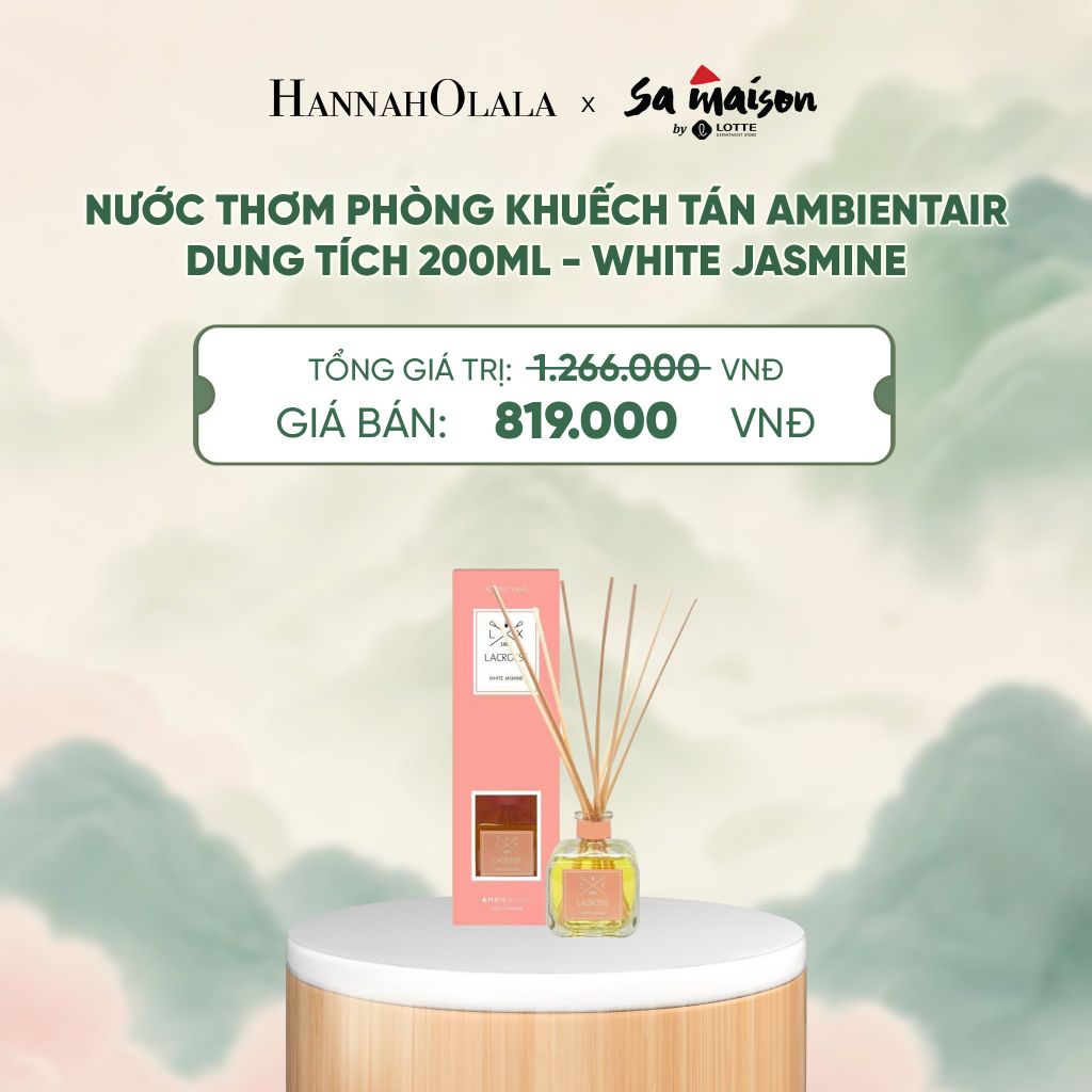  NƯỚC THƠM PHÒNG KHUẾCH TÁN AMBIENTAIR, DUNG TÍCH 200ML - DEAL 2 - A1763 
